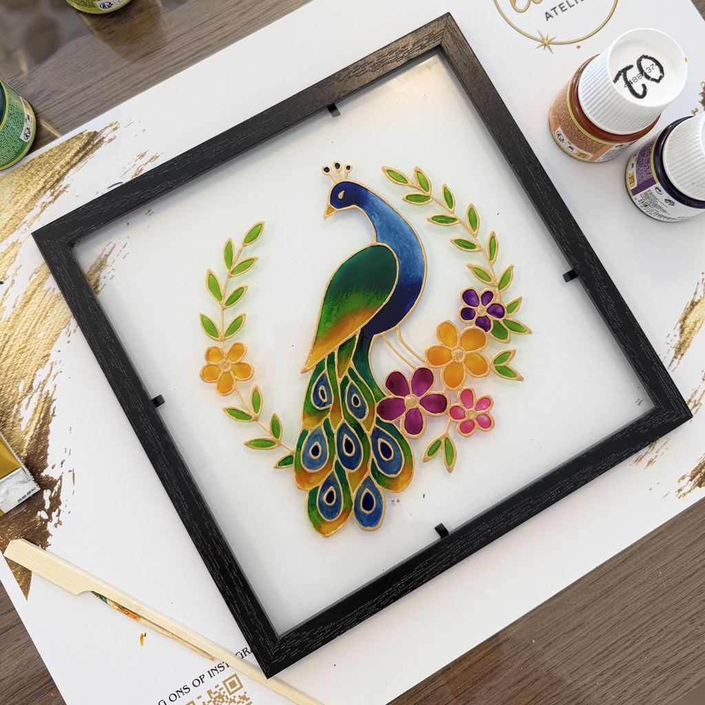 Glasschilderen — Pop-up bij De Meeuw