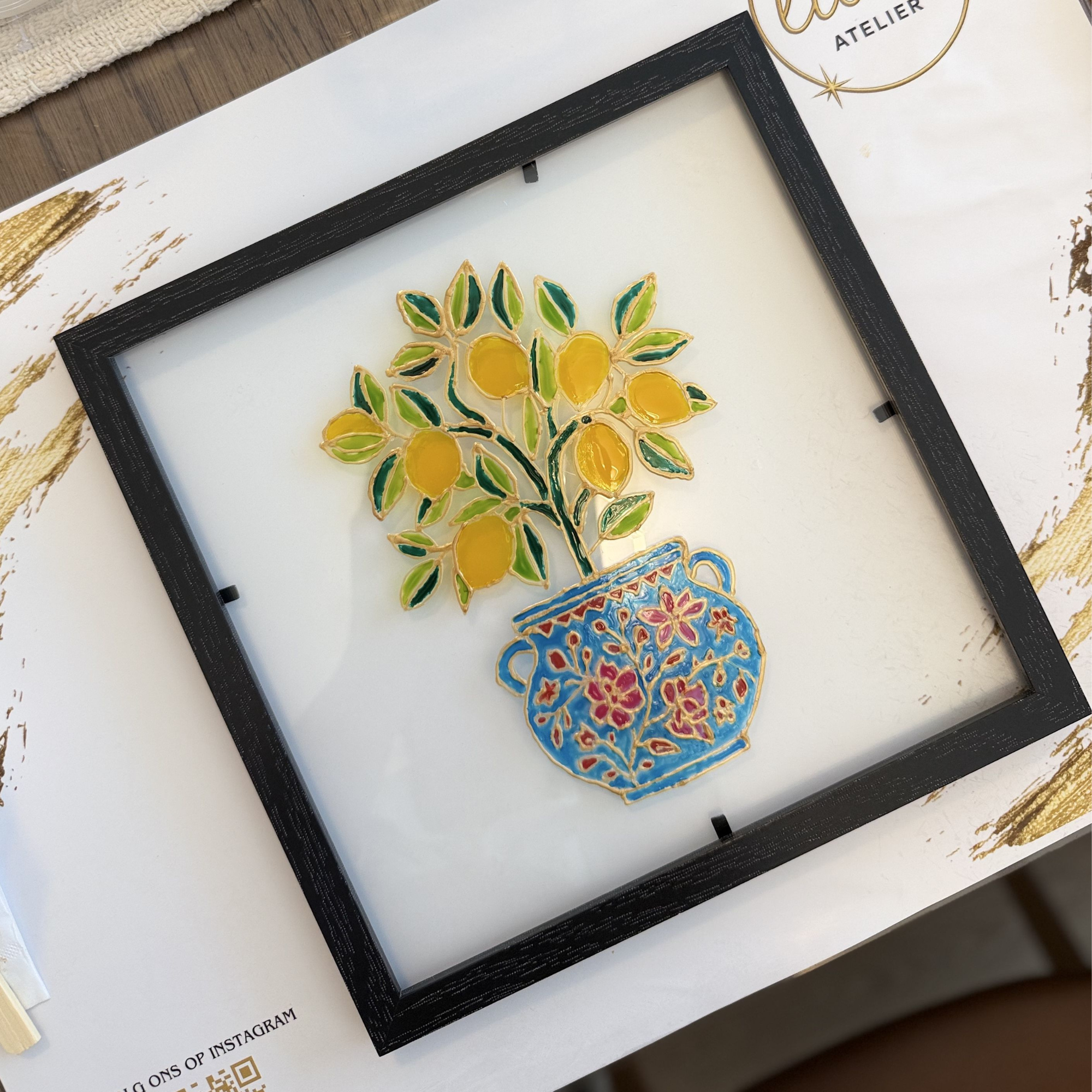 Glasschilderen — Pop-up bij De Meeuw
